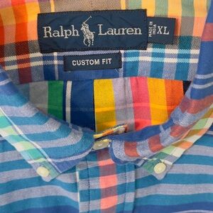 Ralph Lauren Vibrant Plaid Men's Shirt - Palm Beach